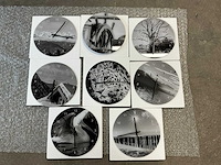 Decoratieve wandklok (8x) - afbeelding 1 van  7