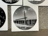 Decoratieve wandklok (8x) - afbeelding 3 van  7