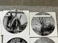 Decoratieve wandklok (8x) - afbeelding 5 van  7