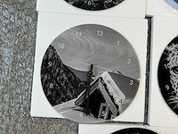 Decoratieve wandklok (8x) - afbeelding 6 van  7