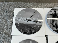 Decoratieve wandklok (8x) - afbeelding 7 van  7