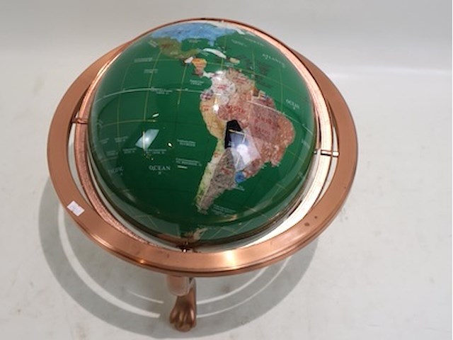 Decoratieve wereldbol groen - afbeelding 4 van  5