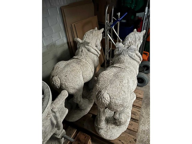 Decoriestuk “paardenkoets” - afbeelding 1 van  6