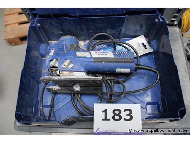 Decoupeerzaag - berner - bjs shq 160 toebehoren - koffer - afbeelding 1 van  2