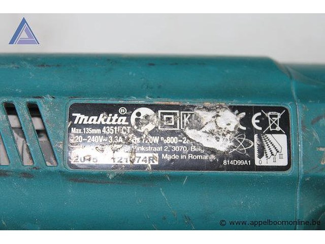Decoupeerzaag - makita - 4350fct opbergkoffer - makita - afbeelding 3 van  4