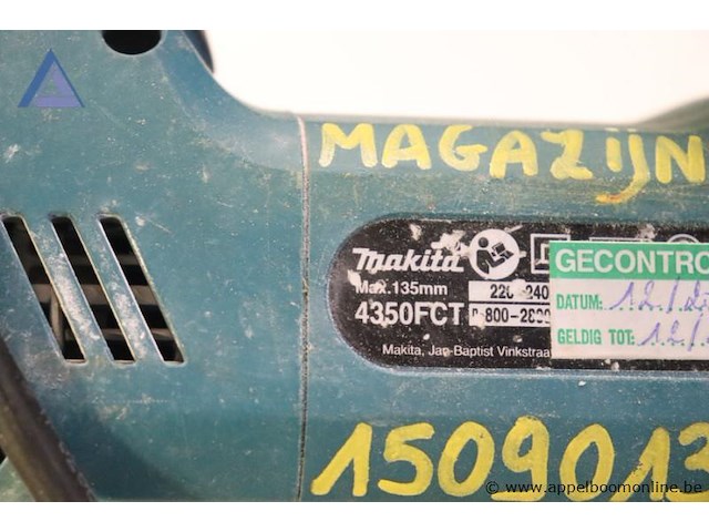 Decoupeerzaag - makita - 4350fct toebehoren - koffer - afbeelding 3 van  3