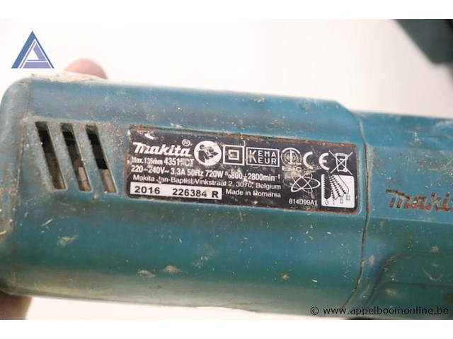 Decoupeerzaag - makita - 4351fct toebehoren - koffer - afbeelding 3 van  3