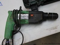 Decoupeerzaag - metabo - ste 90 quick hammerboor - hitachi - dv 12v toebehoren - kabels, zaagbladen, koffer - afbeelding 3 van  3