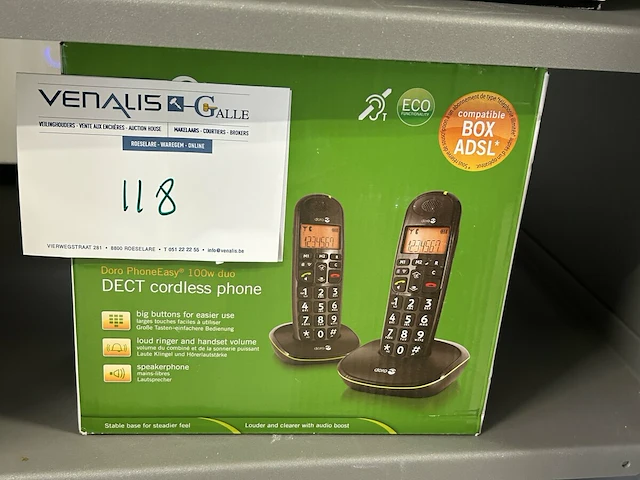 Dect draadloze telefoon doro - afbeelding 1 van  2