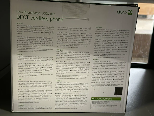 Dect draadloze telefoon doro - afbeelding 2 van  2