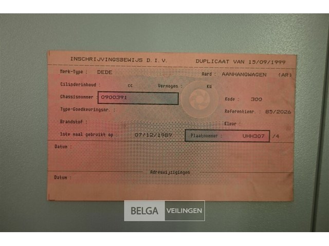Dede aanhangwagen - afbeelding 9 van  15