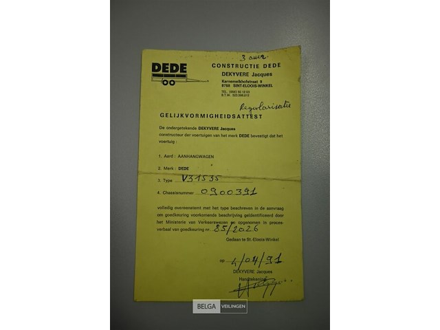 Dede aanhangwagen - afbeelding 11 van  15