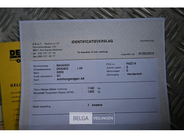 Dede aanhangwagen - afbeelding 11 van  14
