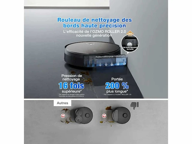 Deebot x11 omnicyclone zakloze robotstofzuiger & dweil (zelf, huisdier, ai leeg) - afbeelding 5 van  9