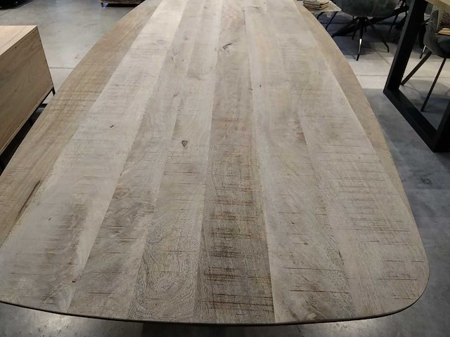 Deens ovaal mango tafel - afbeelding 3 van  3