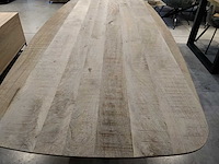 Deens ovaal mango tafel - afbeelding 3 van  3