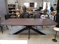 Deens ovaal tafel massief eik - afbeelding 1 van  4