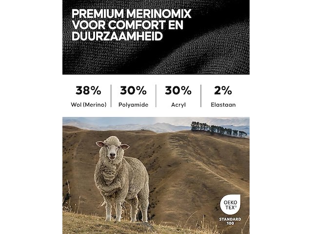 Deense endurance wandelsokken, 5 paar - afbeelding 3 van  5