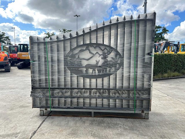 Deer design gate 6000mm - poort - afbeelding 5 van  16