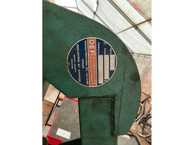 Def dex5 hydraulische garage motor takel - afbeelding 2 van  2
