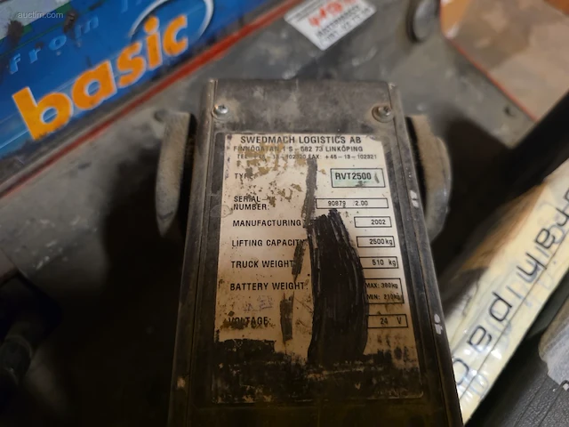 Defecte elektrische transpallet swedmach... - afbeelding 3 van  6