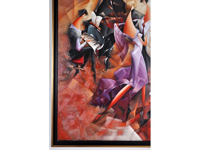 Dejoux - le bal - olie op doek - 90x120 cm - afbeelding 5 van  8