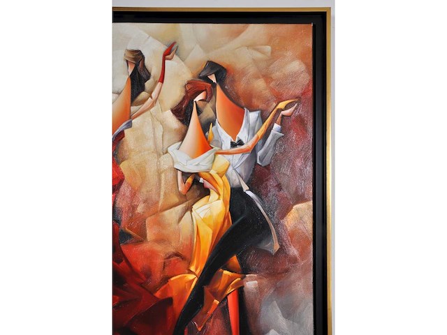 Dejoux - le bal - olie op doek - 90x120 cm - afbeelding 7 van  8