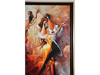 Dejoux - le bal - olie op doek - 90x120 cm - afbeelding 7 van  8
