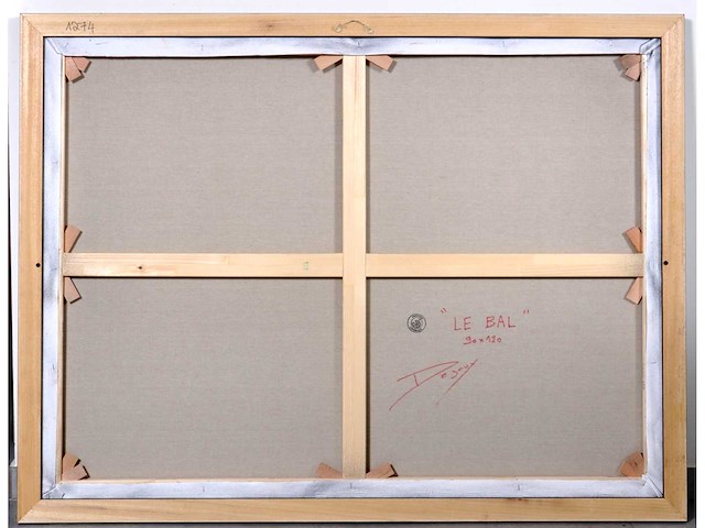 Dejoux - le bal - olie op doek - 90x120 cm - afbeelding 8 van  8