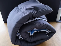 Dekbed sleeptime - twee kleuren (grijs-blauw) 140 x 200 - afbeelding 1 van  3