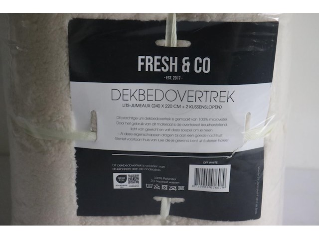 Dekbedovertrek (240 x 220cm) fresh & co - afbeelding 2 van  3