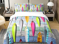 Dekbedset 135*200 vishaken - afbeelding 1 van  1