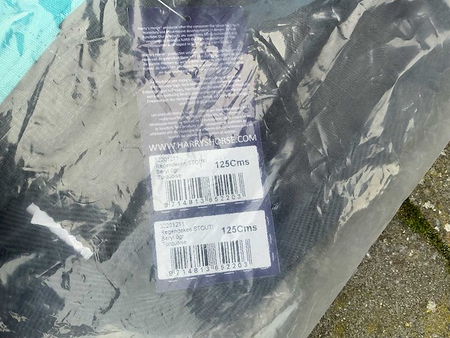 Dekens 125cm paarden (2x) - afbeelding 2 van  4