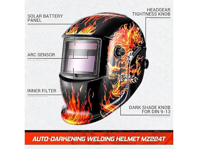 Deko lashelm op zonne-energie - afbeelding 4 van  4