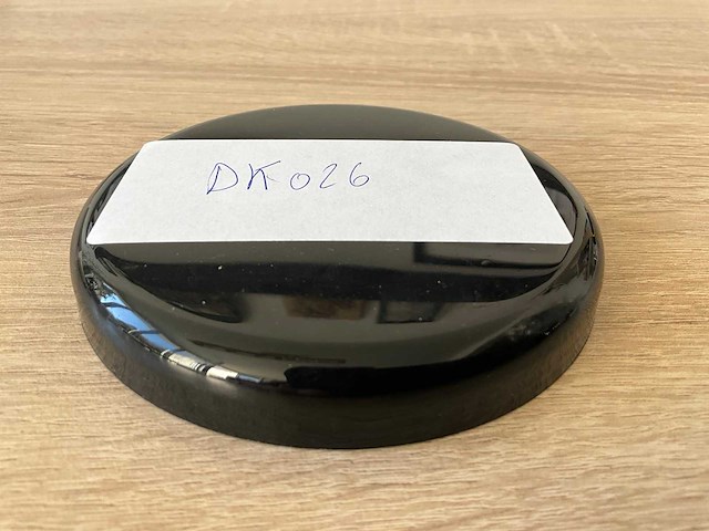 Deksel + liner vr favorit soft 150ml zwart blinkend deksel (6261x) - afbeelding 1 van  2