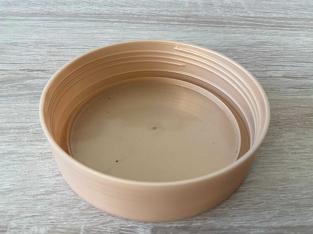 Deksel recht pp frosted zonder inlage-goud overige verpakkingsmaterialen (2921x) - afbeelding 2 van  2