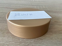 Deksel recht pp frosted zonder inlage-goud overige verpakkingsmaterialen (2921x) - afbeelding 1 van  2