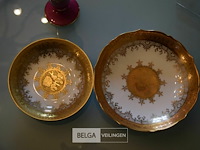 Dekseldoosje, vaasje geschilderd en verguld dieue caelsbad - afbeelding 4 van  6