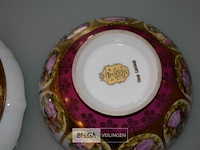 Dekseldoosje, vaasje geschilderd en verguld dieue caelsbad - afbeelding 6 van  6