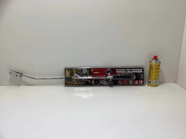 Dekton butaangas onkruidbrander incl. butaangas 520ml - 80cm - afbeelding 1 van  7