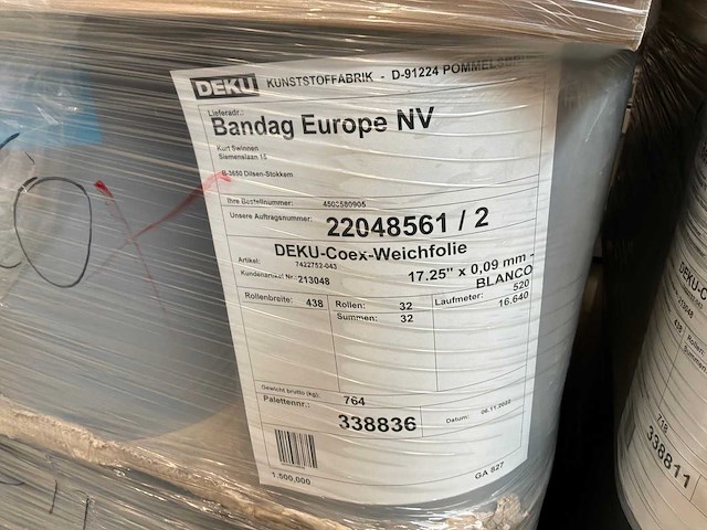 Deku-coex blanco verpakkingsfolie - afbeelding 4 van  13