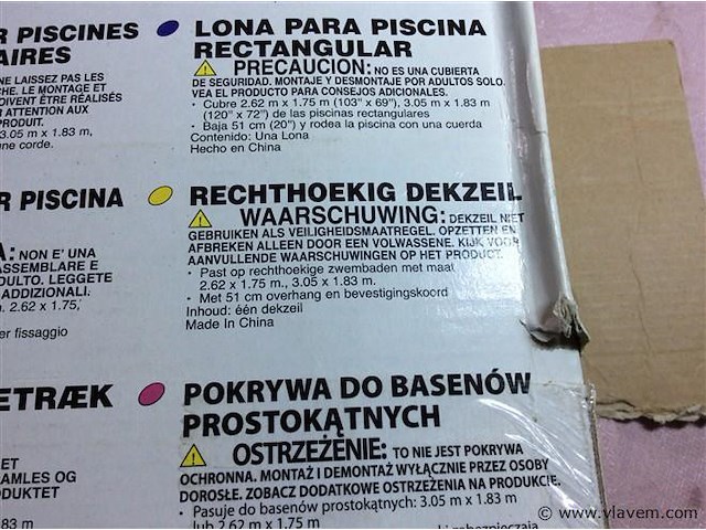 Dekzeil zwembad - afbeelding 2 van  2