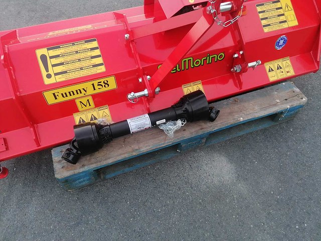 Del morino funny 158 gedragen klepelmaaier voor minitractor - afbeelding 8 van  8