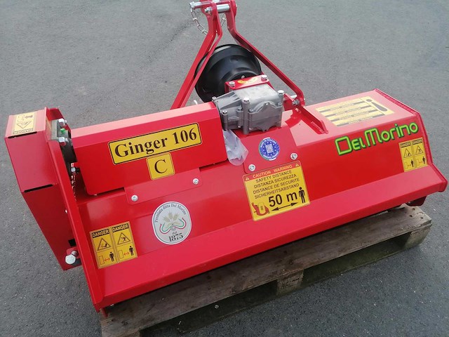 Del morino ginger 106 gedragen klepelmaaier voor minitractor - afbeelding 1 van  7
