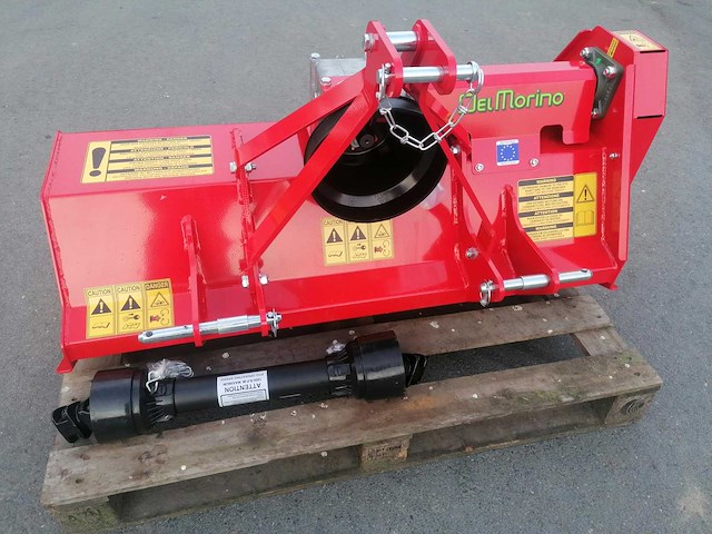 Del morino ginger 106 gedragen klepelmaaier voor minitractor - afbeelding 3 van  7