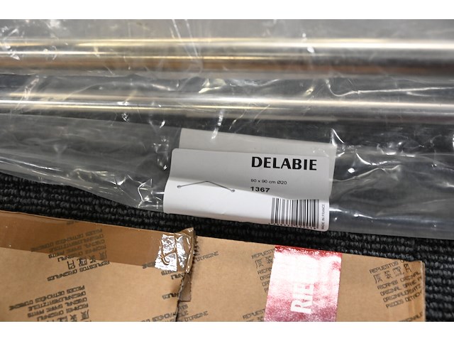 Delabie douchegordijnstang - afbeelding 2 van  2
