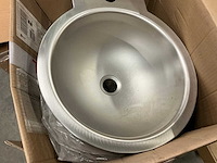 Delabie rvs wastafel (2x) - afbeelding 3 van  5