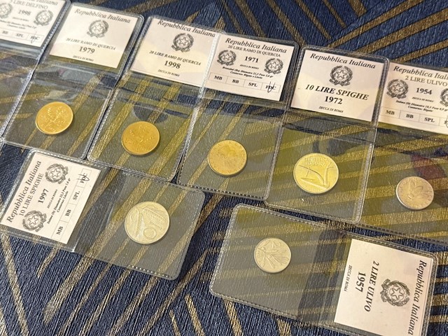 Delacre doos met italiaanse munten - afbeelding 3 van  6