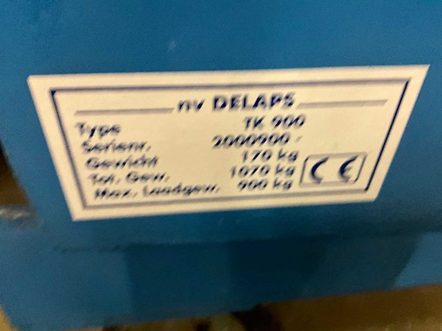 Delaps tk900 mobiele afval kiep container - afbeelding 4 van  4