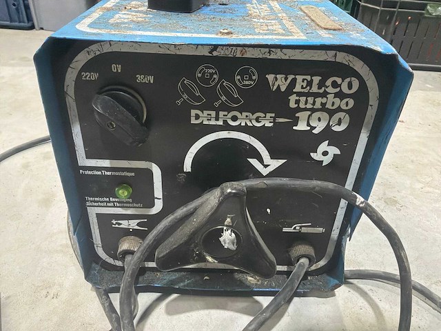 Delforge welco 190 tig-lasmachine - afbeelding 2 van  4